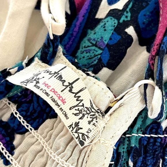 EUC XS/S Free People Floral Maxi Dress - Picture 8 of 9